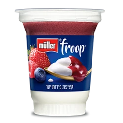 יוגורט מולר קציפה פרופ פירות יער