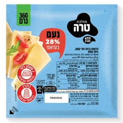 גבינה צהובה נועם 28% 360 גרם