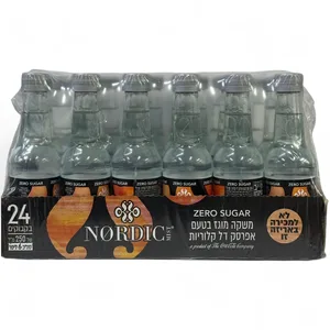סודה נורדיק אפרסק זירו 250 מ"ל 24 יח'' בארגז
