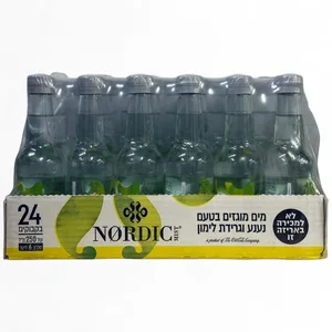 סודה נורדיק נענע גרידת לימון 250 מ"ל 24 יח''