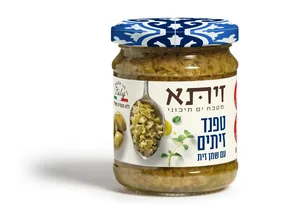 ממרח טפנד זיתים עם שמן זית זיתא